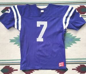 VINTAGE 80S BALTIMORE INDIANAPOLIS COLTS #7 JERSEY RAWLINGS MENS ADULT XL