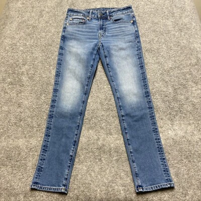 Pantalones de mezclilla American Eagle Airflex + ajustados para hombre talla 28x30 azul claro Foto 1 de 4