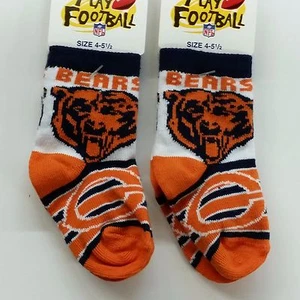 NFL Chicago Bears Children Socks - Size: 4-5 1/2, New (Lot of 2 Pair) - Picture 1 of 1