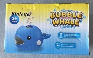 Bubble Series - Blue Whale Bubble Blower - Battery Operated - Ages 3+ Years - Picture 1 of 6
