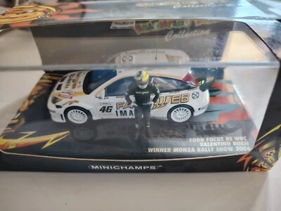 VALENTINO ROSSI MINICHAMPS 1/43 FORD FOCUS RS WINNER RALLY MONZA 2006 - Immagine 1 di 4