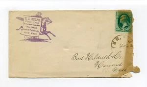 Carta y sobre Ayer MA 1979, H.C. Rolfe, harina, carbón, madera, pinturas Averill - Imagen 1 de 4