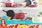 Pioneer Woman Frontier Speckle with Sweet Rose Cookware, Bakeware & Cutlery Set