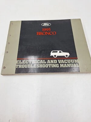 1995 Ford Bronco electrical vacuum wiring shop service manual - Image 1 of 4
