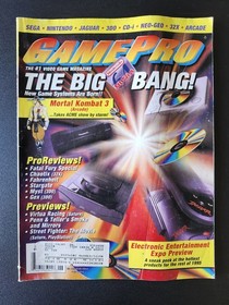 Gamepro June 1995 Issue The Big Bang Sega Saturn Atari Jaguar