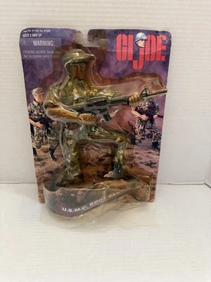 Kenner GI JOE U.S.M.C. Figura de acción Boot Camp Soldier afroamericano 12" 1998 Foto 1 de 2