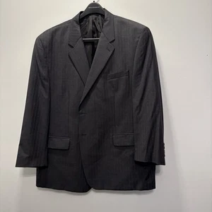 Chaps Ralph Lauren Men’s 52R Charcoal Pinstriped Suit Jacket - Picture 1 of 10