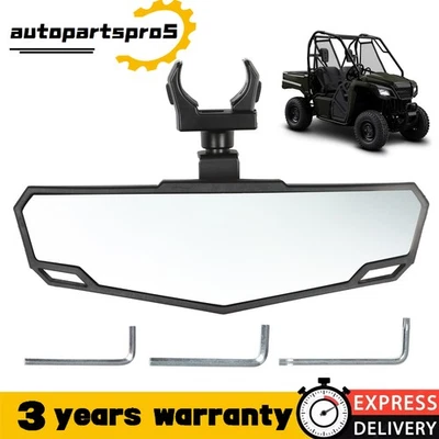 Adjustable Center Rear View Mirror For  14-24 Honda Pioneer 1000 700 520 500 - Image 1 of 4