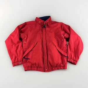 Vintage Field Stream Jacket Mens M Red Zip Up Vantage Cloth Lined Coat 90s READ - Picture 1 of 9