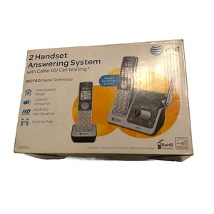 AT&T Wireless Telephone System CL82201 DECT 6.0 Phone 2 Handsets - Picture 1 of 15