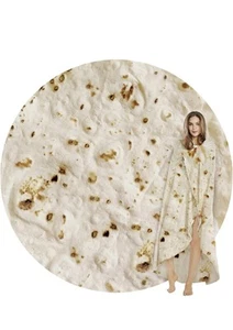 Burrito Tortilla Blanket - Picture 1 of 4