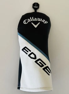 Callaway Golf Edge Fairway Wood Head Cover Men Golf 3-9 Wood 250508 Black White - Picture 1 of 5