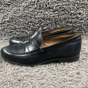Carmina Penny Halbschuhe schwarz Leder 923 Herren Größe 8,5 " - Bild 1 von 8