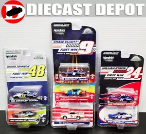 SET COMPLETO HENDRICK MOTORSPORTS - PRIMA VITTORIA TRIBUTI 7 AUTO COMBO 1/64 GREENLIGHT - Foto 1 di 9