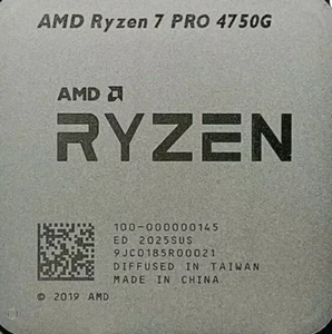 AMD Ryzen 7 PRO 4750G AM4 Desktop 3.6GHz 8-core R7 4750G- CPU processor - Picture 1 of 1