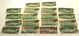18pc Vintage 1954 Chevy Chevrolet Dealers Postcards Bel Air Two-Tone Sedan - Picture 1 of 5