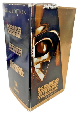 Star Wars - Krieg der Sterne - Trilogie Teil 1 - 3 Gold Special Edition | VHS - Bild 1 von 3