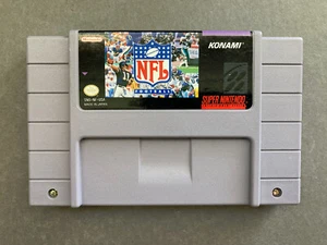 SNES NFL Football Super Nintendo getestet & funktioniert offiziell Konami 1993 - Bild 1 von 5
