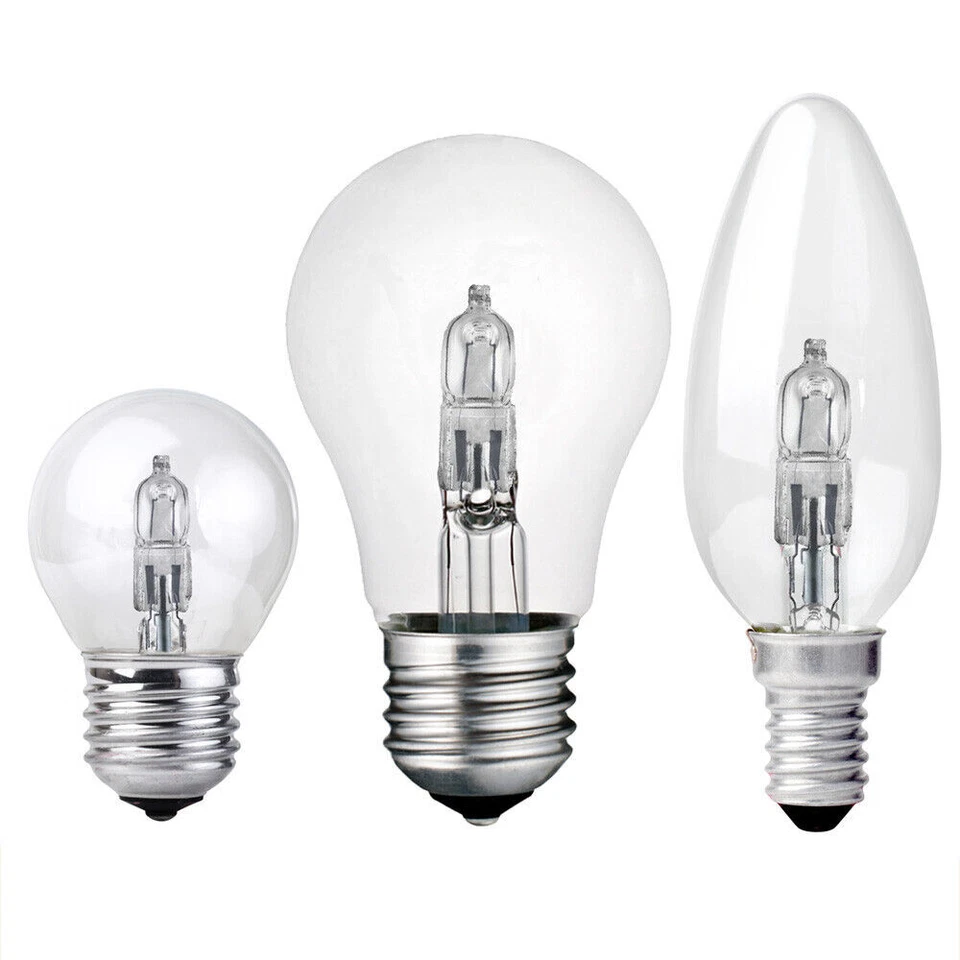 LAMPADINA ALOGENA ECO GOCCIA SFERA OLIVA DIMMERABILI VETRO TRASPARENTE - Immagine 1 di 1