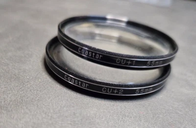 Authentic Coastar Magnifier CU+1  CU+2 55mm Filter Close-Up With Case - Image 1 of 4