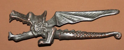 Vintage Russian metal dragon shape nutcracker - Image 1 of 4