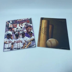 90s Atlanta Braves Commemorative Programs 1998 Team Yearbook Retro Baseball MLB - Picture 1 of 6