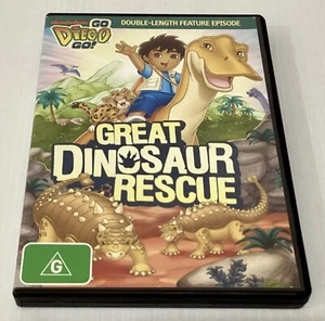 Go Diego Go! Great Dinosaur Rescue DVD Region 4 Nickelodeon 3 Episodes Free Post - Picture 1 of 4