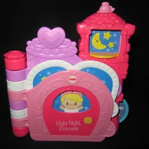 Fisher Price Pink Night Night Princess Talking Book  - Picture 1 of 7