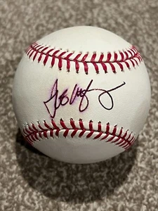 JEFF MONTGOMERY SIGNED BASEBALL AUTO KANSAS CITY ROYALS TEAM HOF OMLB - Picture 1 of 4