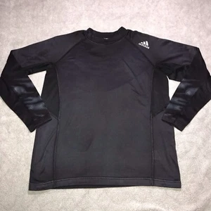 Camisa atlética Adidas para hombre negra XLarge para correr clima cálido manga larga - Imagen 1 de 13