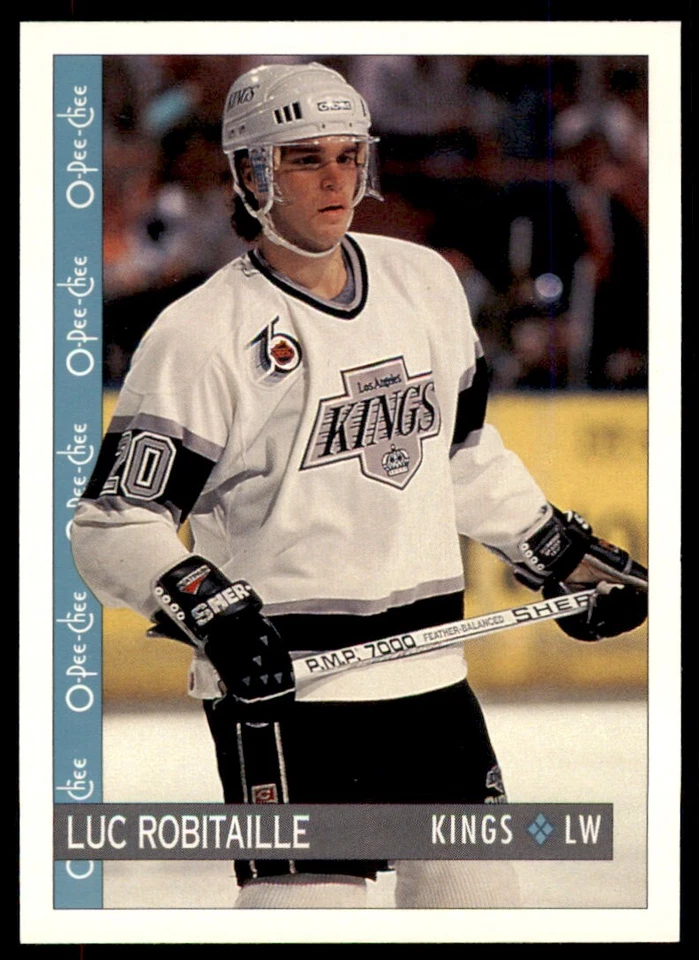 1992-93 O-Pee-Chee Luc Robitaille . Los Angeles Kings #6 - Image 1 of 2