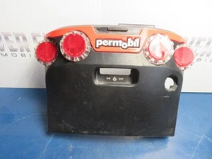 Permobil F3 Wheelchair Rear Shroud Battery Cover W/ Reflectors Orange #5614 - Picture 1 of 3