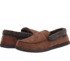 Dearfoams Mens Microsuede Whipstich Moccasin Casual Slippers (chestnut) Xl 13-14