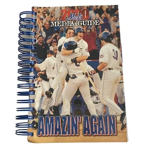 MLB 2000 NEW YORK METS Media Guide World Series rilegato a spirale AMAZIN AGAIN - Foto 1 di 5