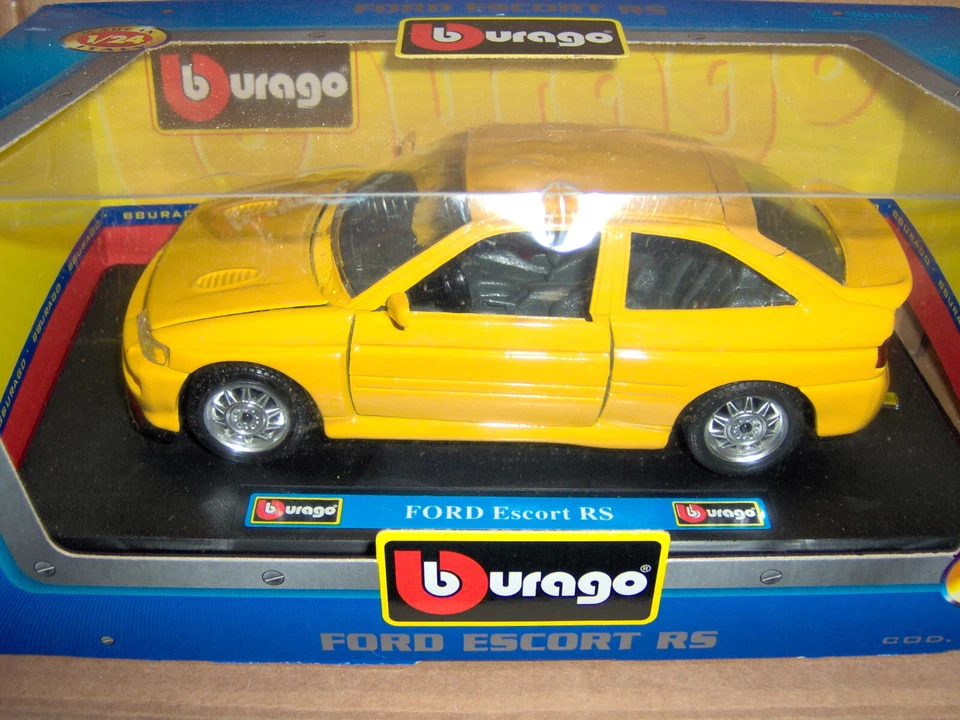 Ford Escort RS Giallo Bburago 1:24 - Immagine 1 di 1