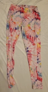 Children’s/PJ Place Girls Size 10/12 Pastel Tie-Dye Pajama Pants Leggings - Picture 1 of 5