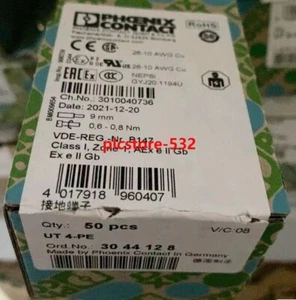 50pcs Phoenix Contact UT 4-PE 3044128 Ground terminal #DW - Picture 1 of 1