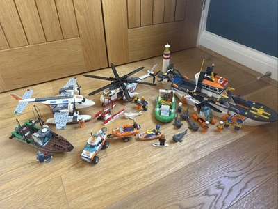 Lego City Coast Guard Set Of 5 Sets - Image 1 of 4