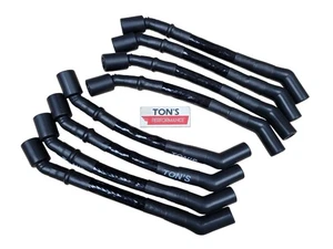 Sleeved LSX LS Spark Plug Wire Set Chevy 10mm Corvette Camaro GMC 45 135 degree - Picture 1 of 7