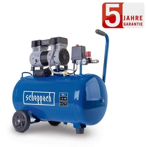 Scheppach Silent Kompressor HC52Si Doppelzylinder 8bar 50L 230 L/min | Ölfrei - Bild 1 von 10