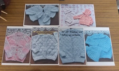 Pack No 1 of 6 Childrens Knitting Patterns in D.K.