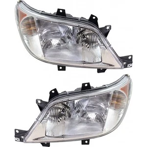 For Freightliner Sprinter Headlight 2003 04 05 2006 Pair Driver & Passenger Side - Picture 1 of 7