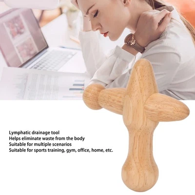 ·Herramienta masajeadora de punto gatillo en forma de cruz para impulsar el metabolismo drenaje linfático Foto 1 de 4