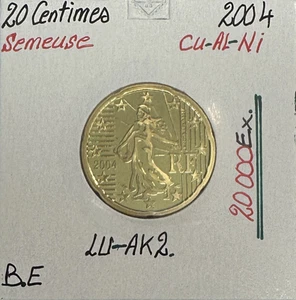 20 CENTIMES D'EURO - SEMEUSE (20 000 Ex) FRANCE 2004 // Qualité : BELLE EPREUVE - Picture 1 of 1