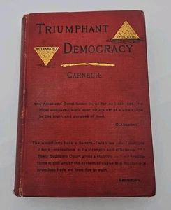 Triumphant Democracy or Fifty Years March Of The Republic Andrew Carnegie 1886 - Picture 1 of 14