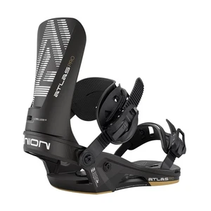 Union Atlas Pro Snowboard Bindings Mens Large US 10.5-13 Metallic Black New 2026 - Picture 1 of 5