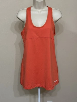 Merrell Womens Orange Racerback Sleeveless Stretch Comfort Activewear Tank Top S - Image 1 of 4