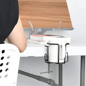 Schreibtisch Getränkehalter mit Kopfhöreraufhänger, Bürobedarf, Schreibtisch - Afbeelding 1 van 6