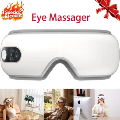 Masajeador de Ojos con Compresión de Calor y Vibración Recargable Bluetooth Regalos MM Foto 1 de 4