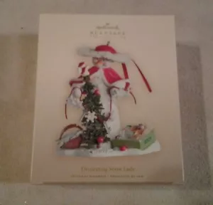 Hallmark Keepsake Ornament Club 2007 decoración Snow Lady ornamento - nuevo en caja - Imagen 1 de 6